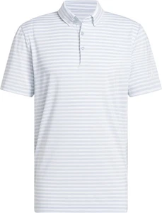 Adidas Ultimate365 Stripe Wonder Blue/White Shirt Men - Picture 1 of 25