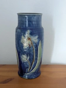 stunning Art Nouveau Royal Doulton studio art Vase signed signed Vera Huggins - Picture 1 of 10