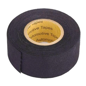 Black Waterproof Electrical Insulation Tape Cloth Wire Repair Roll 1 Inch x 10 - Picture 1 of 2