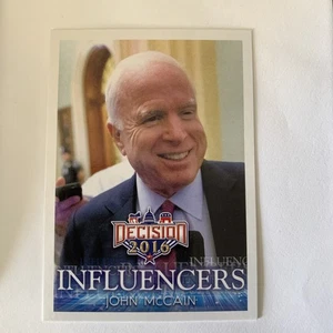 Decision 2016 John McCain Influencers Trading Card #37 - Picture 1 of 2