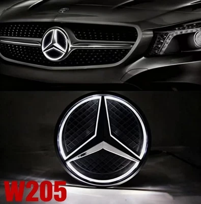 2013-2018 Led Front Grille Star Emblem Light For Mercedes Benz C CLA GLK  E ML A - Imagem 1 de 4
