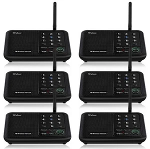 Intercoms Wireless for Home 5280 Feet Range 10 Channel 3 Code, Wireless Inter... - Picture 1 of 12