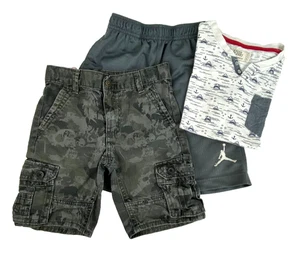 Boys Shorts Set 5 - 6 Yrs Regular Nike, WRG Jeans, Free Planet 3 Pieces, Quality - Picture 1 of 9