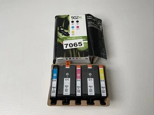 ORIGINAL 5ER-PACK HP 902XL SCHWARZ & FARBE C/M/Y TINTE OFFICEJET - GEÖFFNET CYAN - Bild 1 von 7