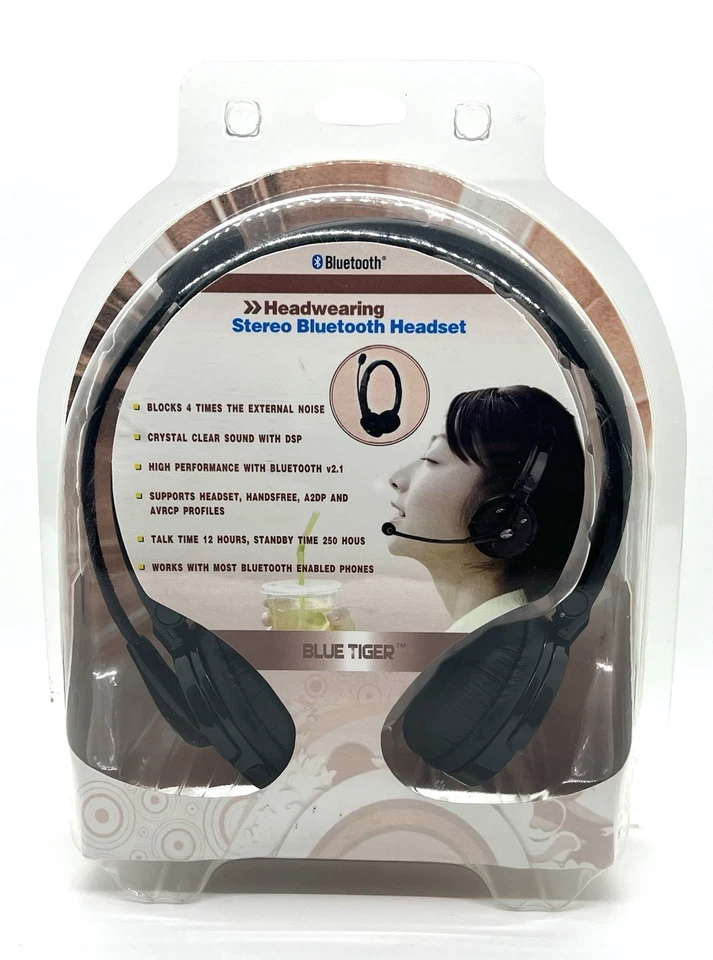 Blue Tiger Headband Stero Bluetooth Headset - Image 1 of 4