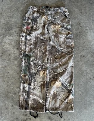 Women's REALTREE camo Xtra size L 32x31 Hunting baggy Pants y2K - Image 1 of 4