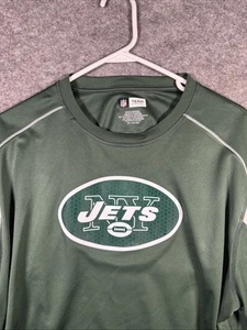NFL NEW YORK JETS GRÜN WEISS 2XL CREWNECK TEAM APPAREL PULLOVER SHIRT - Bild 1 von 7