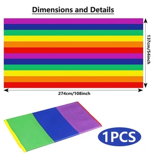 Colorful Table Cover Colorful Rectangular Colorful Decorative Table Cloth BlyEs - Picture 1 of 12