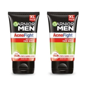 Garnier Men Anti-Pimple Face Wash For all skin types 150 g Each pack of 2 g449 - Picture 1 of 4
