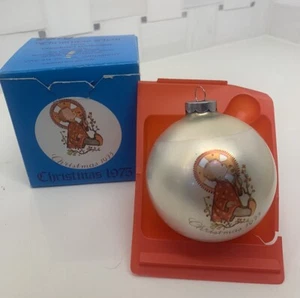 Vintage Schmid Bros 1975 Weihnachten Kind Ornament Schwester Berta Hummel mit Box - Bild 1 von 5