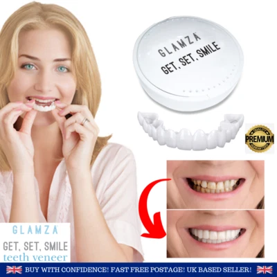 INSTANT SMILE | Perfect Teeth Temporary Snap Replacement Fake Veneers Tooth Kit