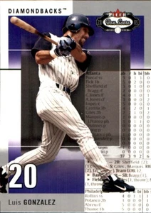 2003 Fleer Box Score #17 Luis Gonzalez ARIZONA DIAMONDBACKS - Picture 1 of 2