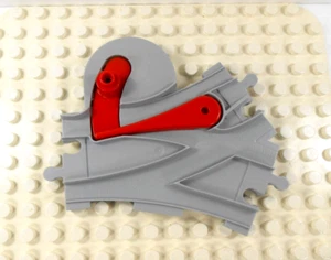 Lego Duplo Train Track Switch slate gray - Picture 1 of 2