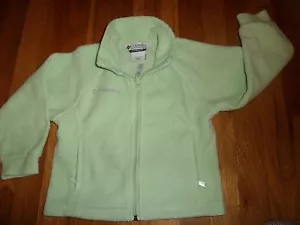 Columbia Sportswear Company Jacke Größe 4 5 Sweatshirt Mantel grün durchgehender Reißverschluss - Bild 1 von 6