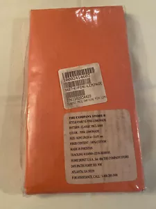 The Company Store Classic Percale Pink Lemonade Cotton King Sham (1) NIP - Picture 1 of 3