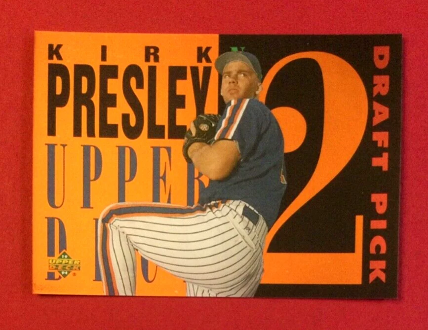 Kirk Presley New York Mets 1994 Upper Deck Minor League~'93 Draft Pick Exchange