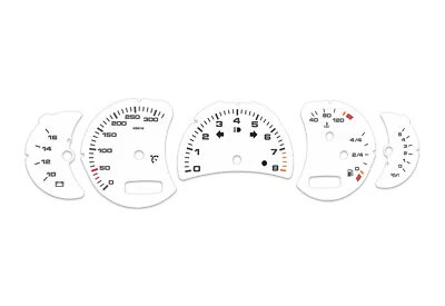 For Porsche Carrera 911, 996 White - Speedometer gauges from MPH to km/h Gauges - Image 1 of 4