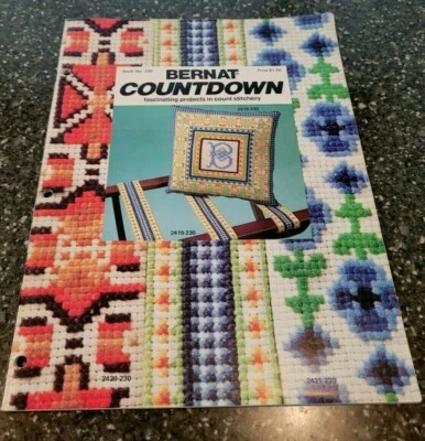 Bernat Countdown Counted Cross Stitch in Yarn Book No. 230 - Image 1 of 3