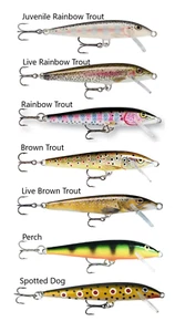 Brand New - Rapala Original Floater 7cm Hard Body Fishing Lure - Choose Colour - Picture 1 of 7