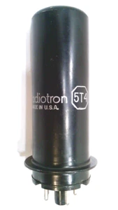 ✅ Radiotron 5T4 ~ Elektronische Röhre ~ Metall Vakuumröhre - Bild 1 von 3