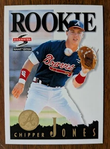 CHIPPER JONES, 1995 SCORE SUMMIT EDITION ROOKIE CARD #115 - Picture 1 of 2