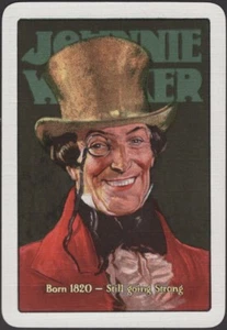 Tarjetas de Jugar Tarjeta Única Antigua Ancha JOHNNIE WALKER WHISKY Publicidad DANDY MAN D - Imagen 1 de 3