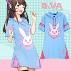 Cute Bunny Long DVA Shirt or Bikini Women's Dress Anime Style Swimsuit