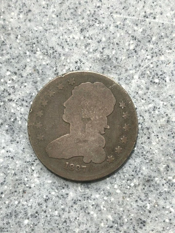 1837 Capped Bust Quarter 25 Cents Cover