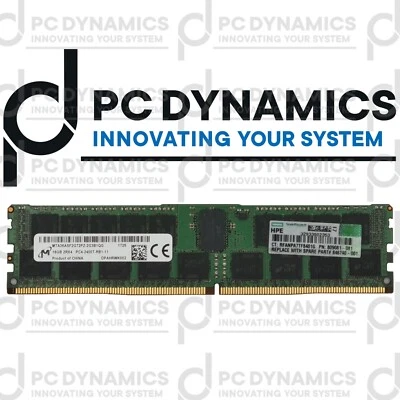 MICRON 16GB PC4-2400T MEMORY RDIMM MTA36ASF2G72PZ-2G3 ECC REGISTERED RAM 2RX4 - Immagine 1 di 2