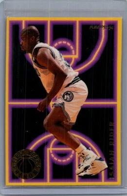 1993-94 Fleer #8 Isaiah Rider First Year Phenoms - Image 1 of 2
