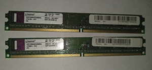 KINGSTON 2GB (1GB X 2) ACR128X64D2U800C6L PC2-6400 DDR2-800MHz LOW PROFILE RAM - Picture 1 of 2