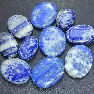 Blue Lapis Lazuli Cabochons Wholesale Jewelry Necklace Making Supply - Picture 1 of 2