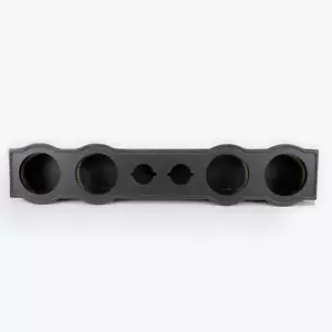 Universal Speaker Panel 4x6.5 2 X Tweters Speaker Pod Enclousure Box - Picture 1 of 8