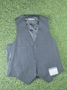 Kenneth Cole Reaction Men's Suit Vest, Black 40R W33 NWT - Picture 1 of 4