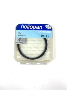 HELIOPAN Lichtfilter ES 72 UV Coated Slim Version für Digital + Analog Neu - Bild 1 von 2