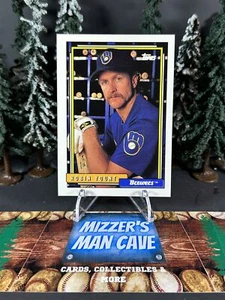 1992 Topps Baseball Robin Yount Brewers Base Card HOF 90 - Picture 1 of 2