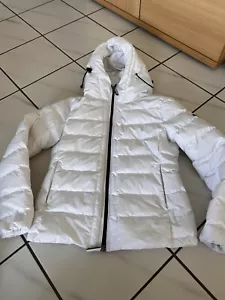 Superdry Jacke Damen weiß gesteppt mit Kapuze - Größe 38 - Bild 1 von 17