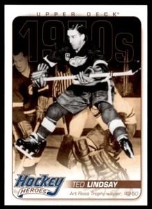 2011-12 Upper Deck Hockey Heroes 1950s / 1960s Ted Lindsay Detroit Red Wings