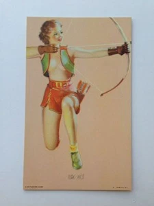 Mutoscopio foto vintage pinup ragazza di Elvgren sexy arciere ragazza scatto sicuro - Foto 1 di 1