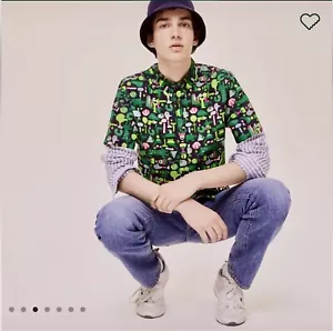 LACOSTE X JEREMYVILLE REGULAR FIT BUTTON FRONT SHIRT size xl/2xl - Picture 1 of 9
