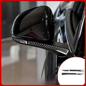 Suitable for Ford Mustang Printing Carbon Fiber Rearview Mirror Trim - Picture 1 of 6