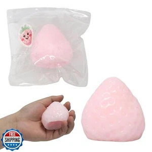 Squishy Strawberry, Cute Squeeze Toys, Kawaii Squishies PVC Toys, Stress Relievi - Bild 1 von 5