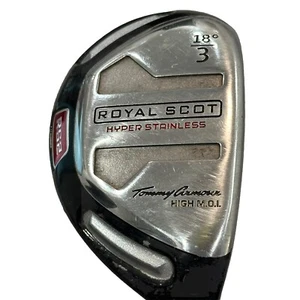 Tommy Armour Royal Scot RS2 Hyper Stainless 18° 3 Hy Mid Firm Flex Grap 38” RH - Picture 1 of 21