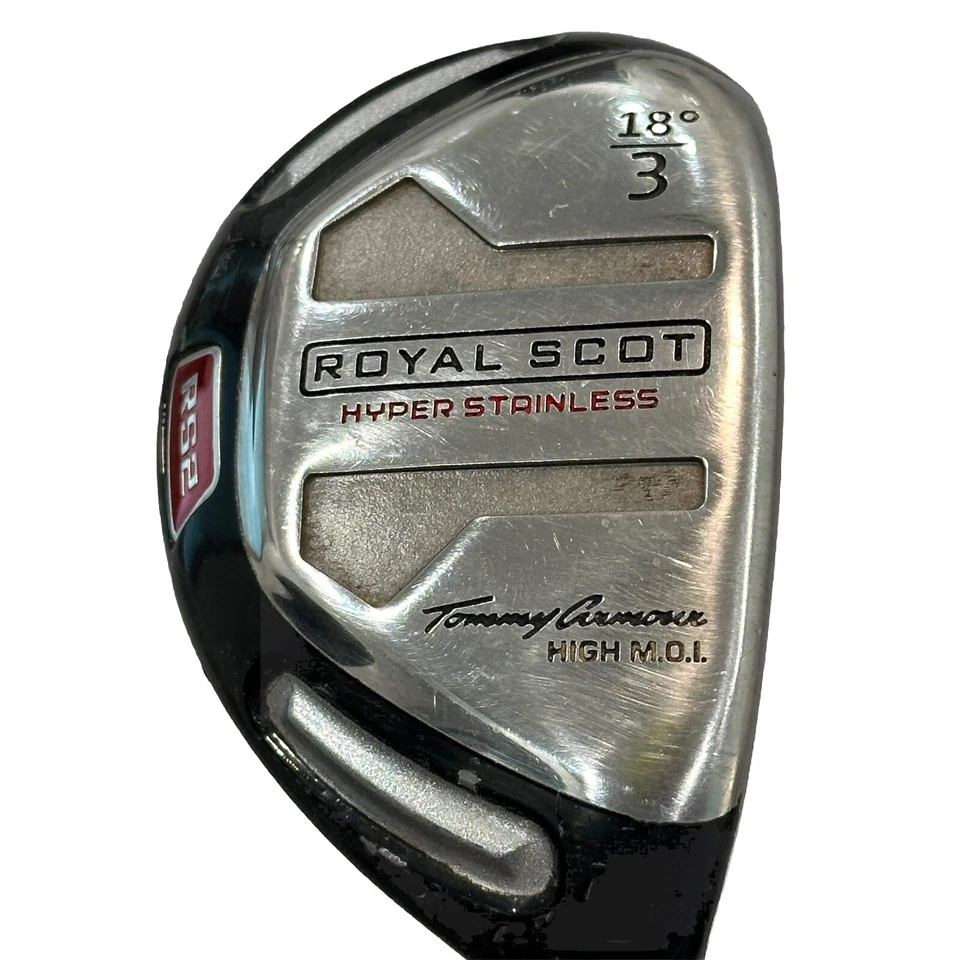 Tommy Armour Royal Scot RS2 Hyper Stainless 18° 3 Hy Mid Firm Flex Grap 38” RH - Image 1 of 4