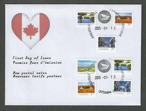 2025 From far and wide New postal rates Limited FDC - Picture 1 of 1
