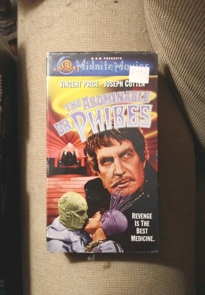 The Abominable Dr. Phibes (VHS, 1971) NEW With Watermarks - Vincent Price  - Image 1 of 4