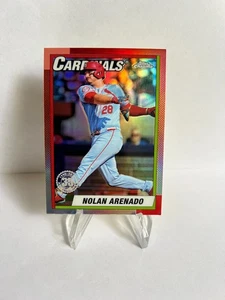 2025 Topps Chrome Nolan Arenado 35th Anniversary Insert #90CB-19 Cardinals - Picture 1 of 3