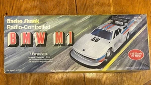 Radio Shack Tandy BMW M1 Vintage 80s Radio Controlled RC Car 1/15 Scale 27 MHZ  - Picture 1 of 20