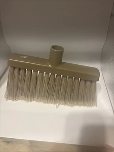 VIKAN 291666 Angle Broom Head,Bristle Brown, 11.5" Sweep face L 801C83 - Picture 1 of 3