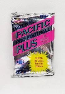 Pacific 1991 NFL Pro Football Plus Super Hi Gloss Trading Cards Pack - Bild 1 von 2
